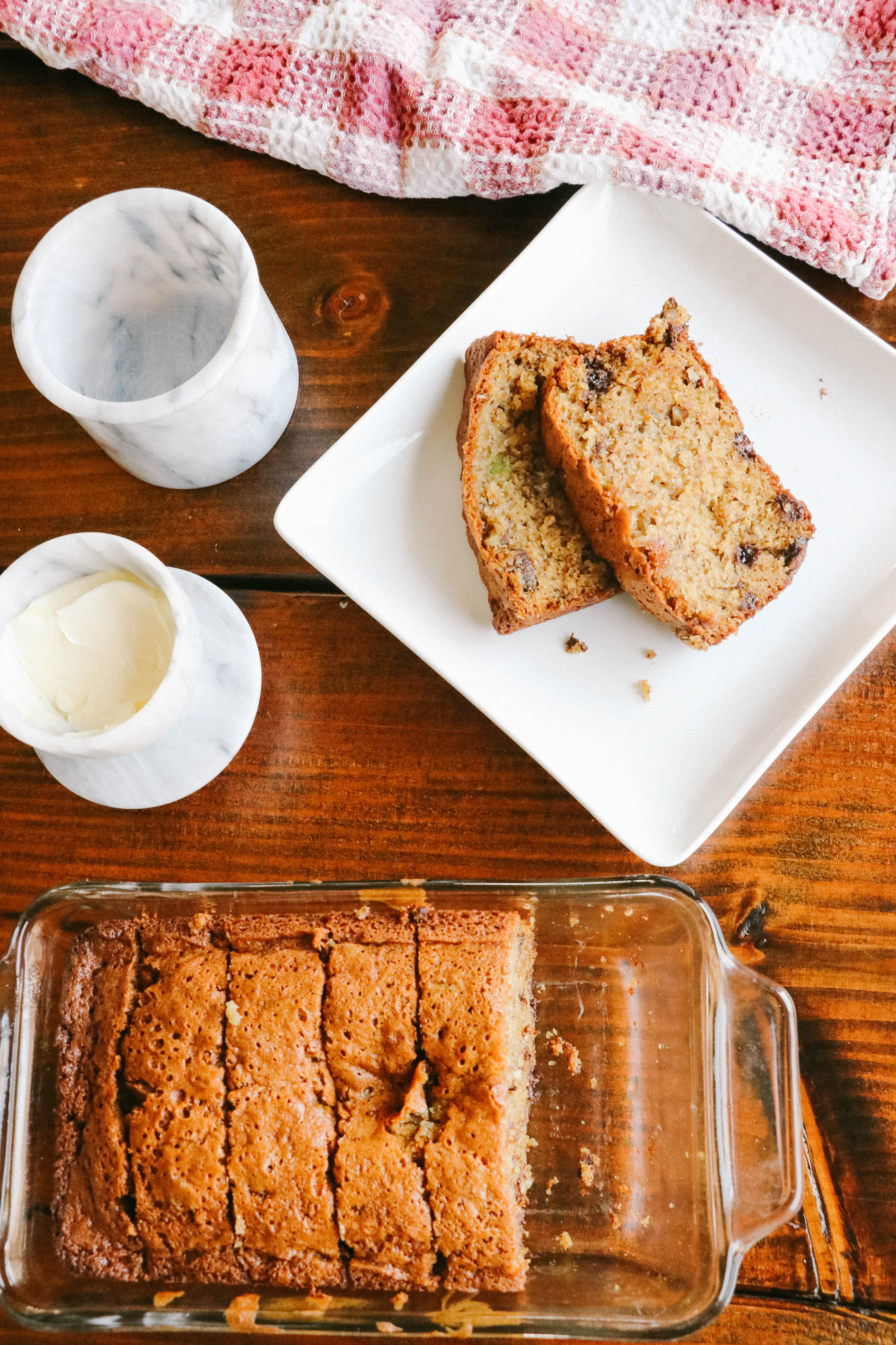 Zucchini Banana (Chocolate Chip) Bread