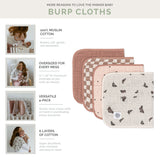 Butterfly Set - Muslin Burp Cloths (4 Pack)