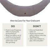 The Croissant Pregnancy Pillow Cover