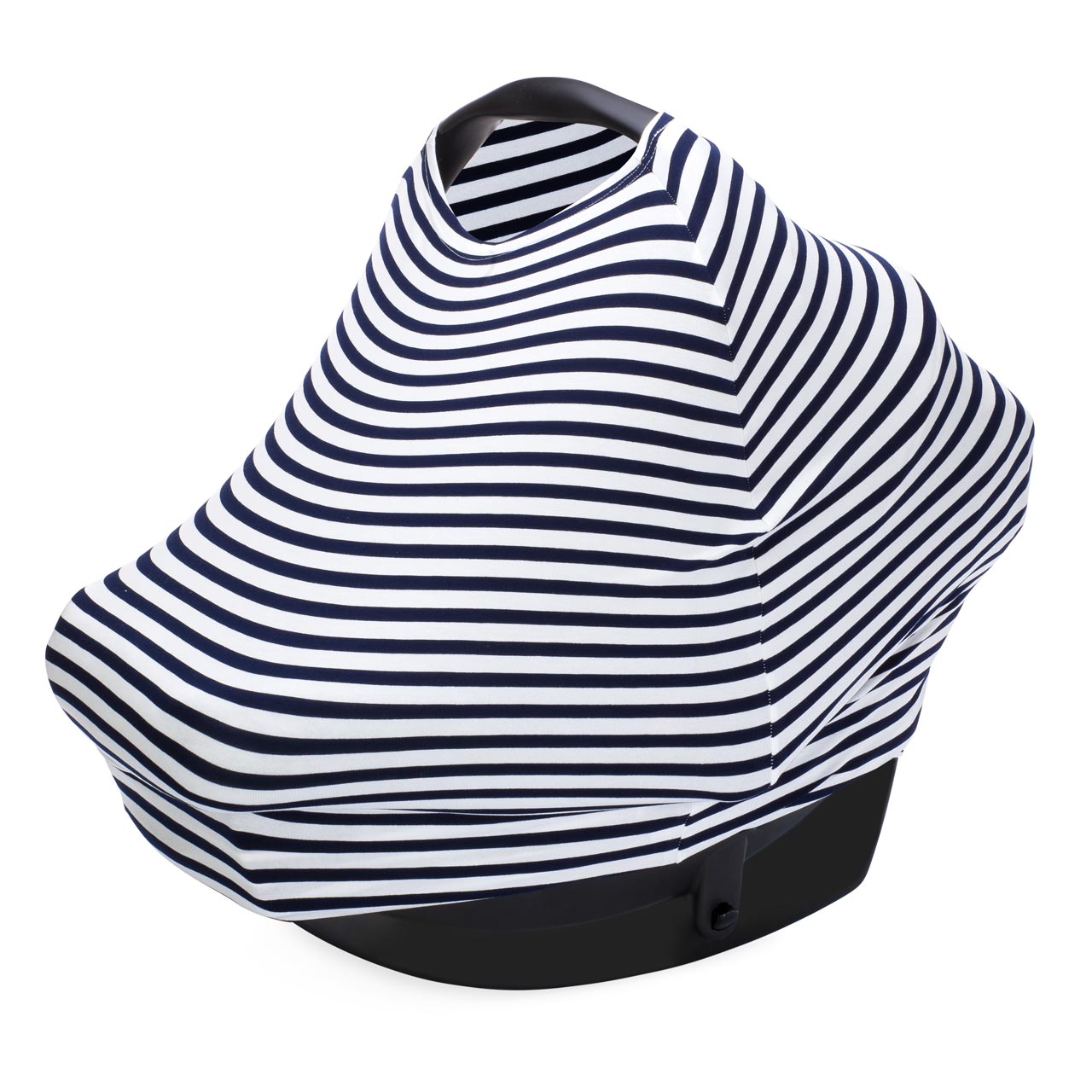 Multi-use Car Seat Cover | Navy/White Nursing Cover | Parker Baby Co.