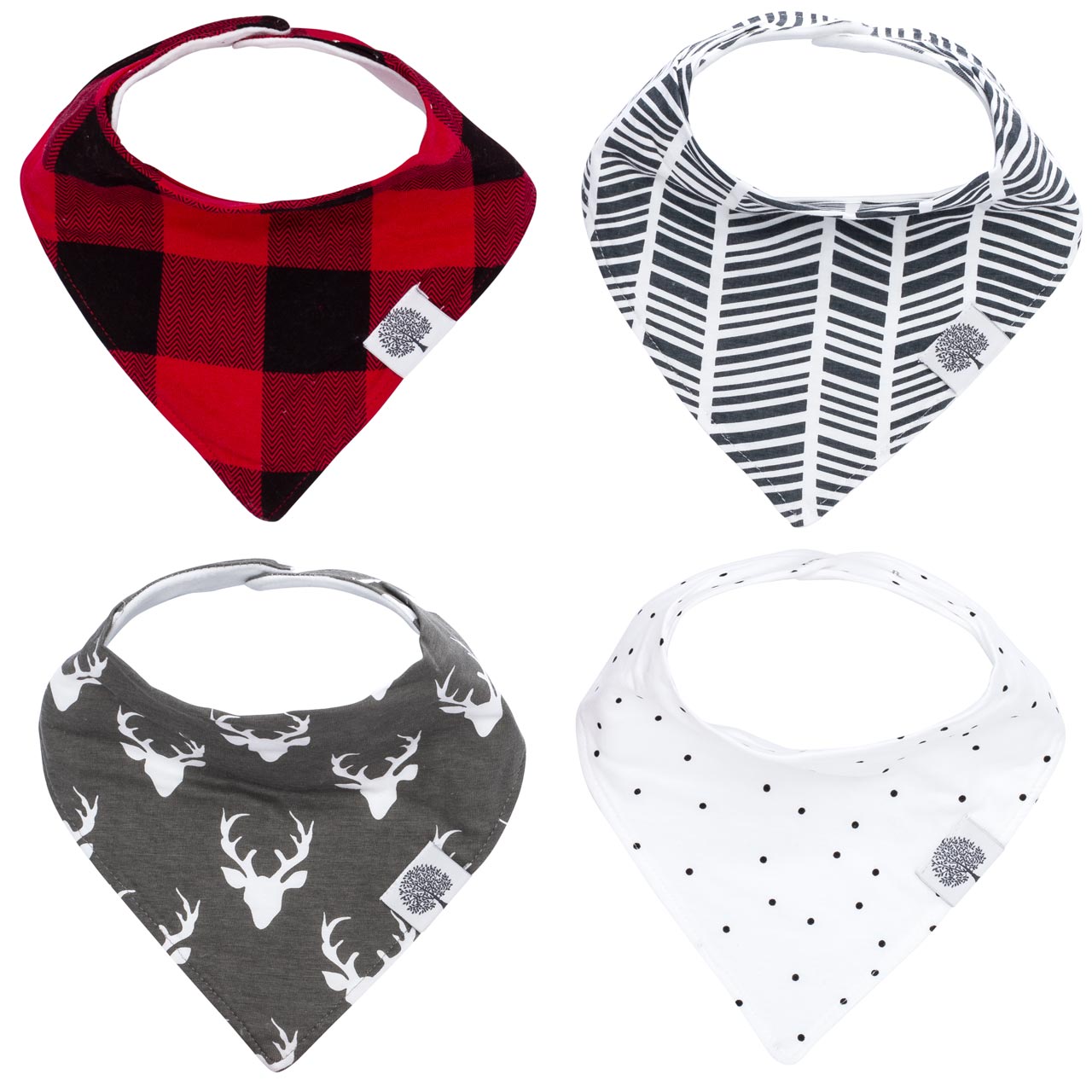 Bandana Baby Bibs, Arctic Set - 8 Pack