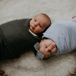 Timber Swaddle Set on babies