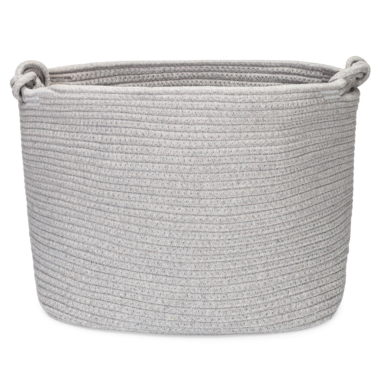 Gray Cube Storage Basket