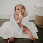 Buttery soft, thick and absorbent baby hooded towel