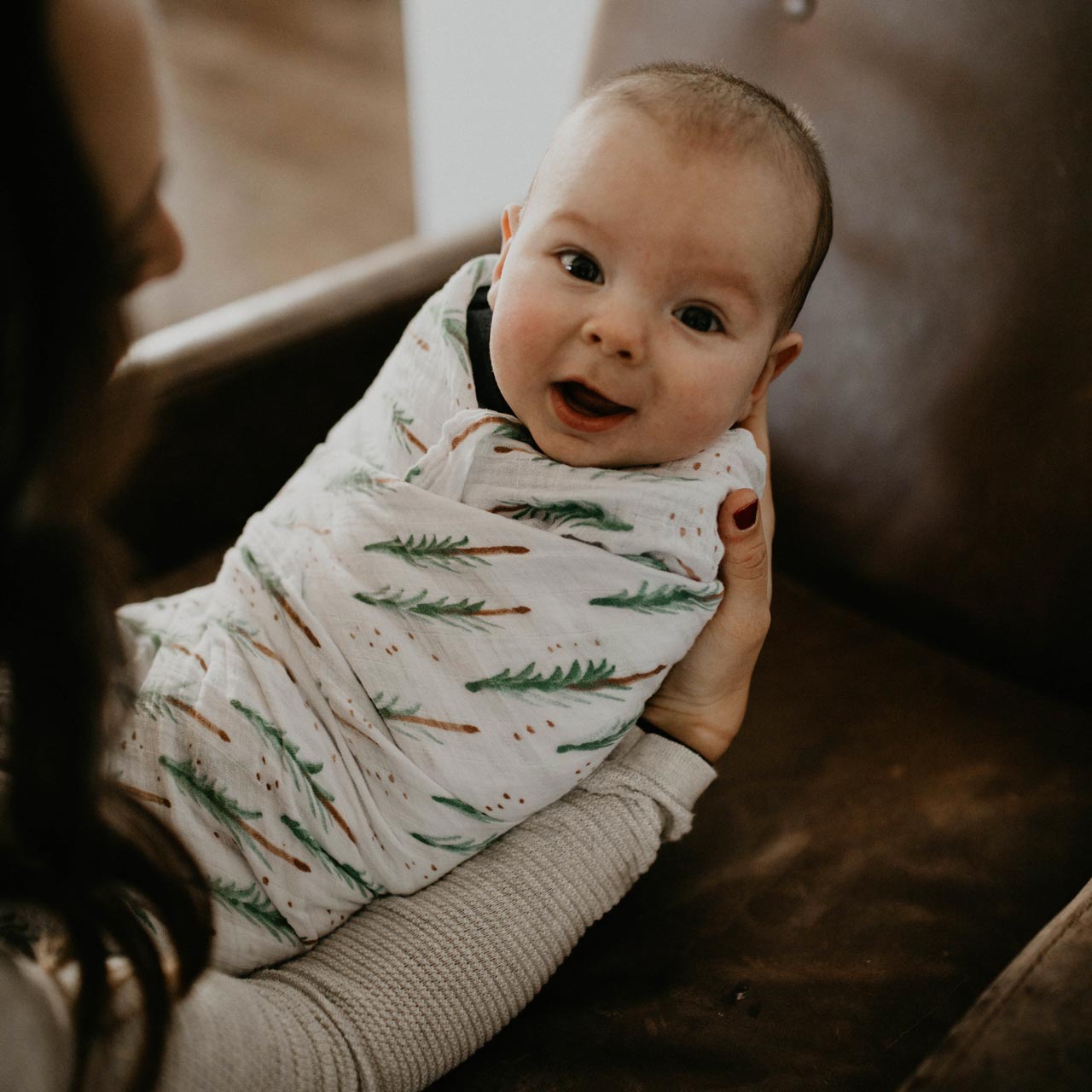 Lodge Swaddle on baby boy