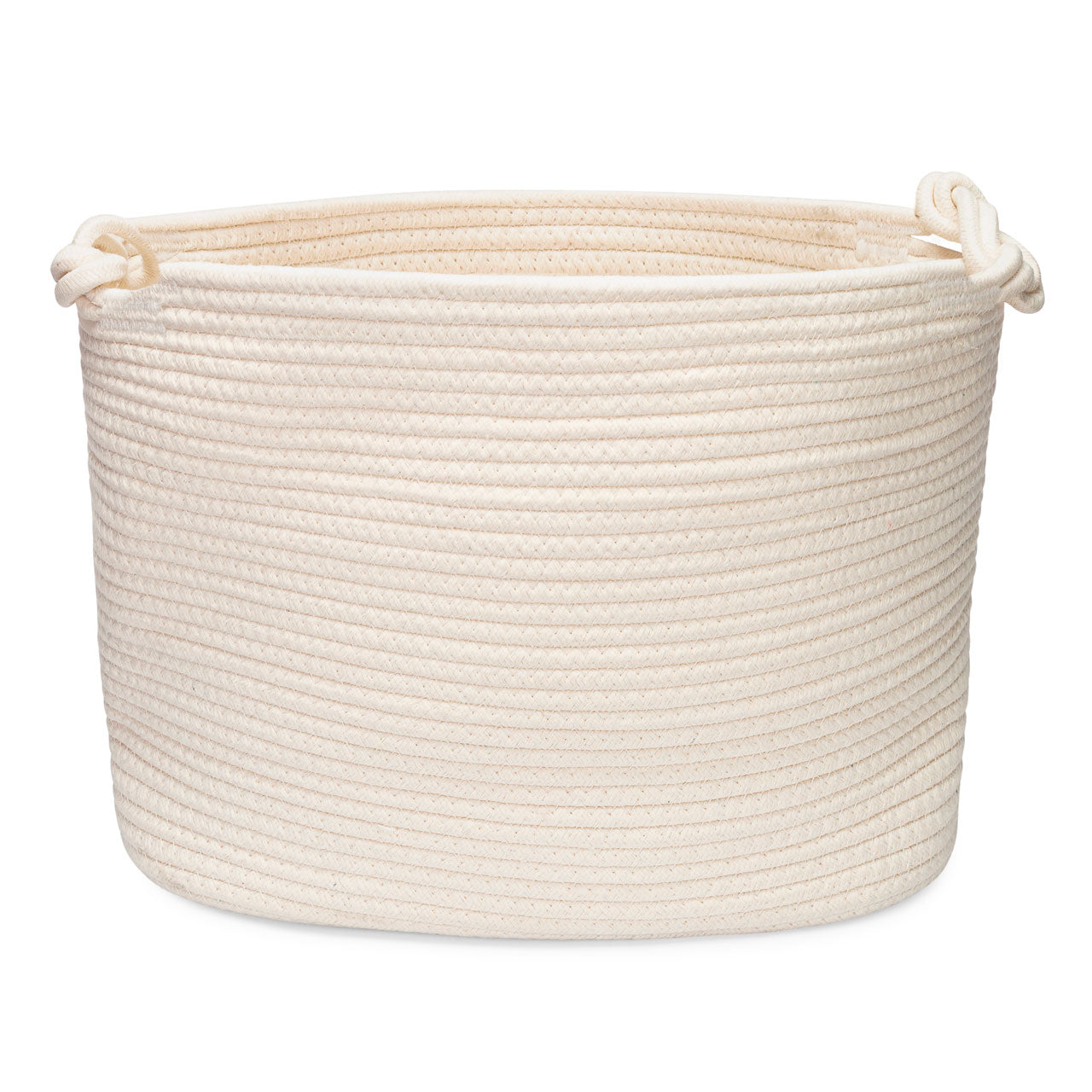 Cube Storage Basket | Neutral Rope Storage Basket | Parker Baby Co.