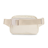 Cream Belt Bag with adjustable strap