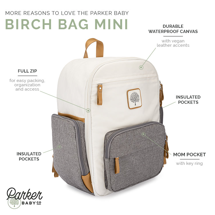 Infographic for birch bag mini