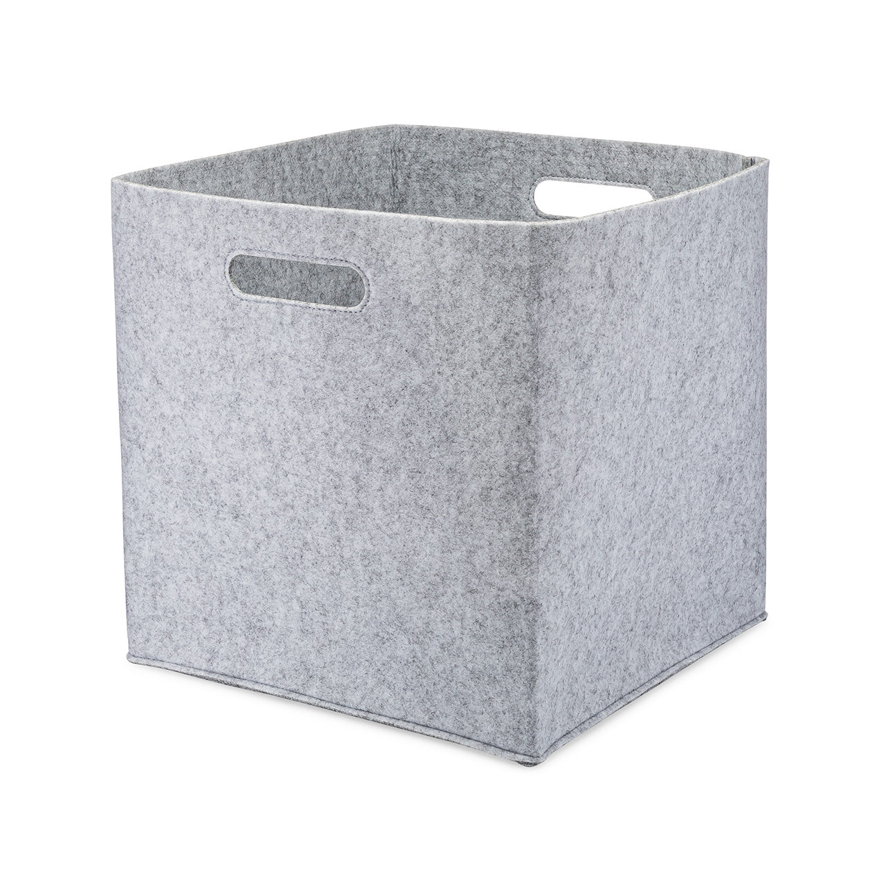 Gray Felt Storage Cube