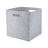 Gray Felt Storage Cube
