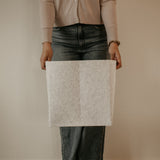 White Felt Storage Cube for nursery