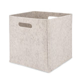 White Felt Storage Cube
