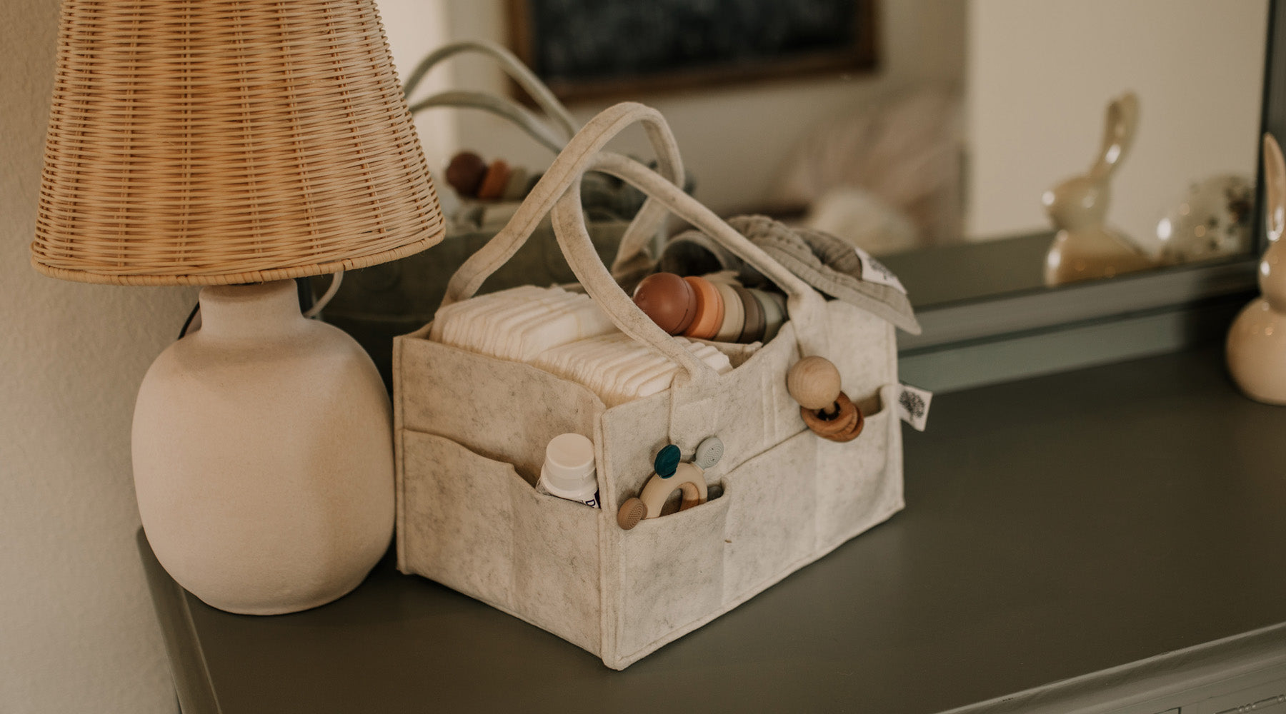 An In-Depth Review of the Parker Baby Co. Felt Diaper Caddy