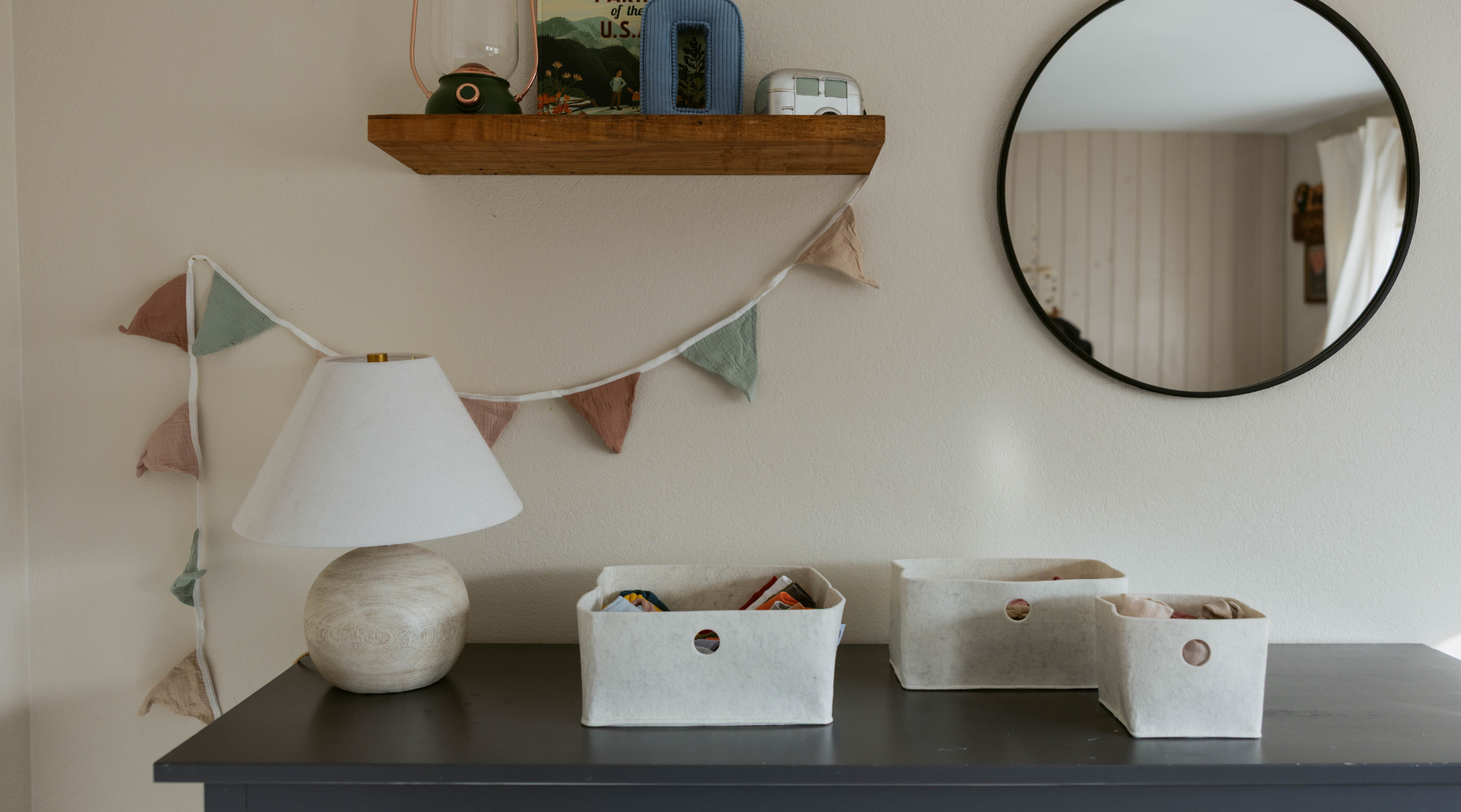 Felt Drawer Organizers for a Calm, Organized Nursery