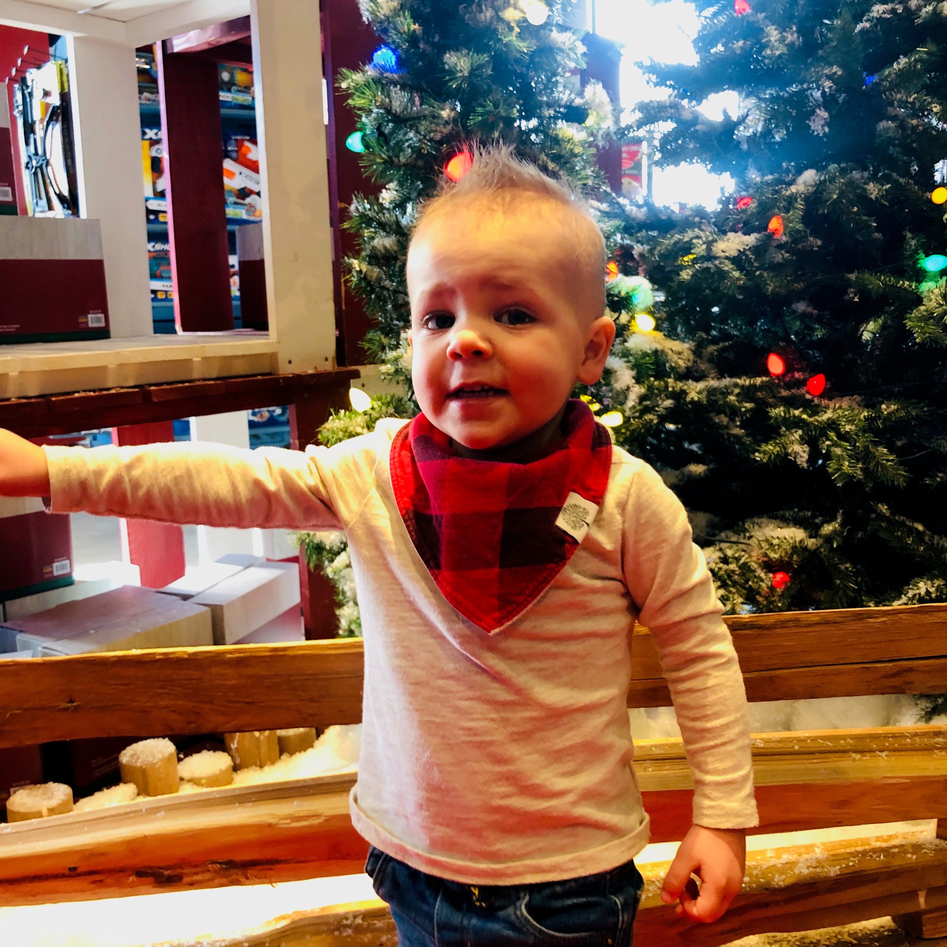 Visiting Santa Claus