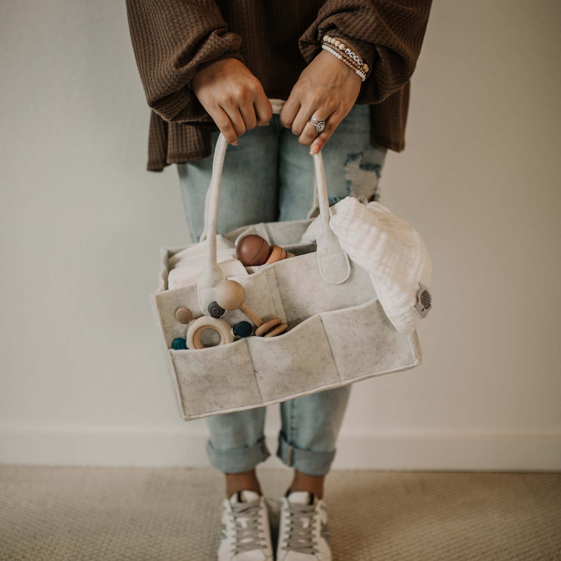 7 Reasons a Felt Diaper Caddy Belongs on Your Baby Registry