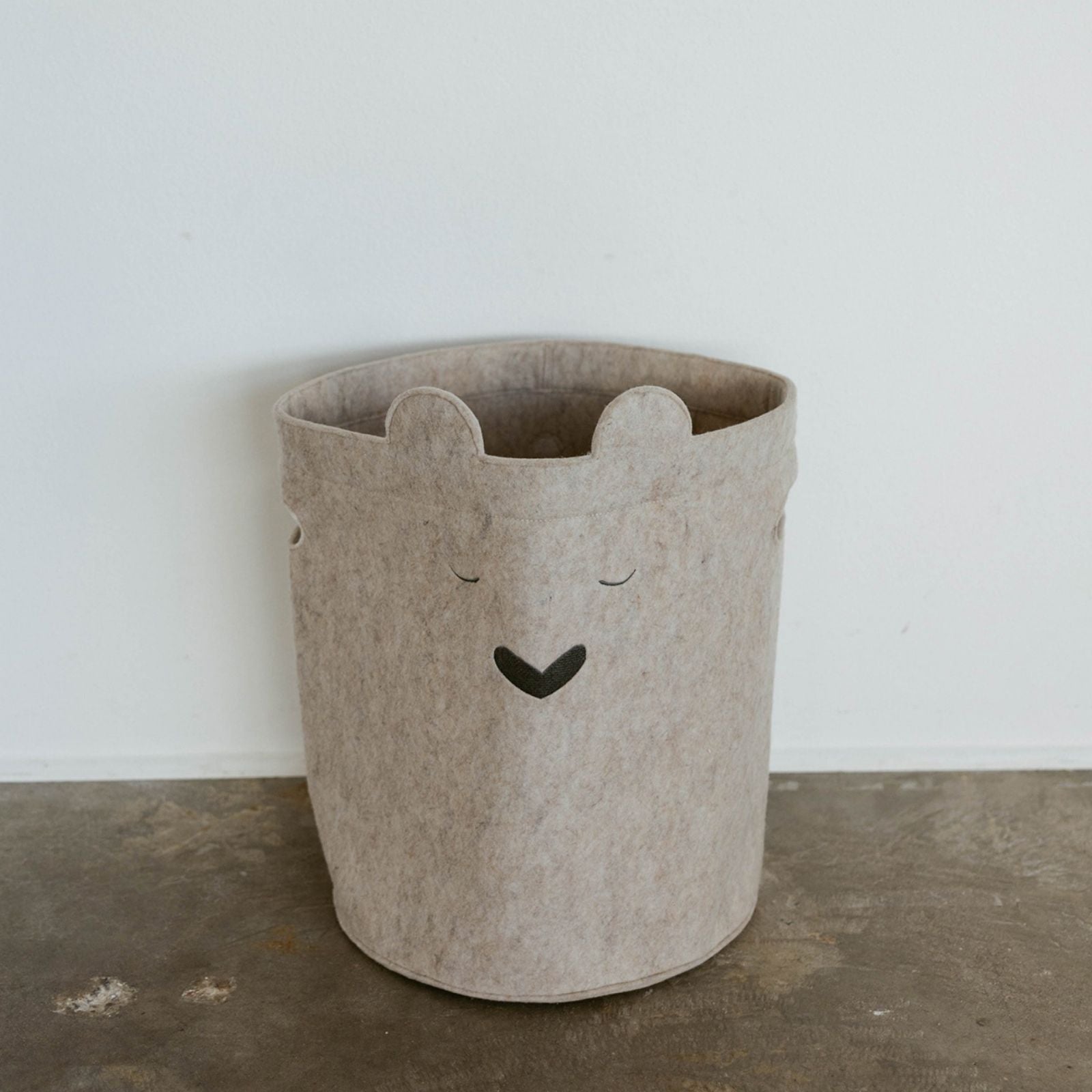 Bear Felt Laundry Hamper | Nursery Storage | Parker Baby Co.