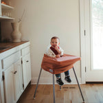 Versatile multi-use copper high chair cover for baby