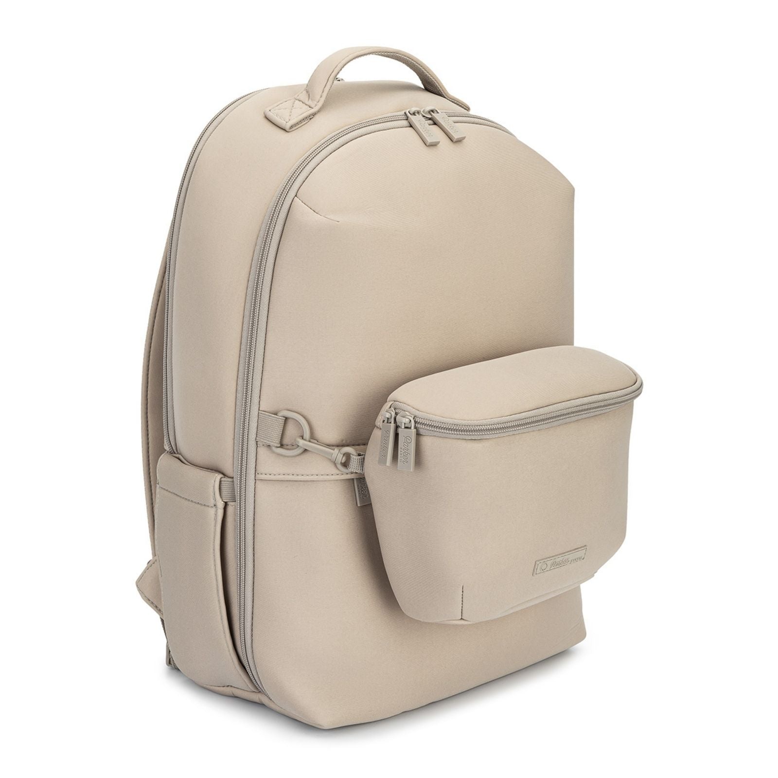 Beige Drift Neoprene Diaper Backpack | Parker Baby Co