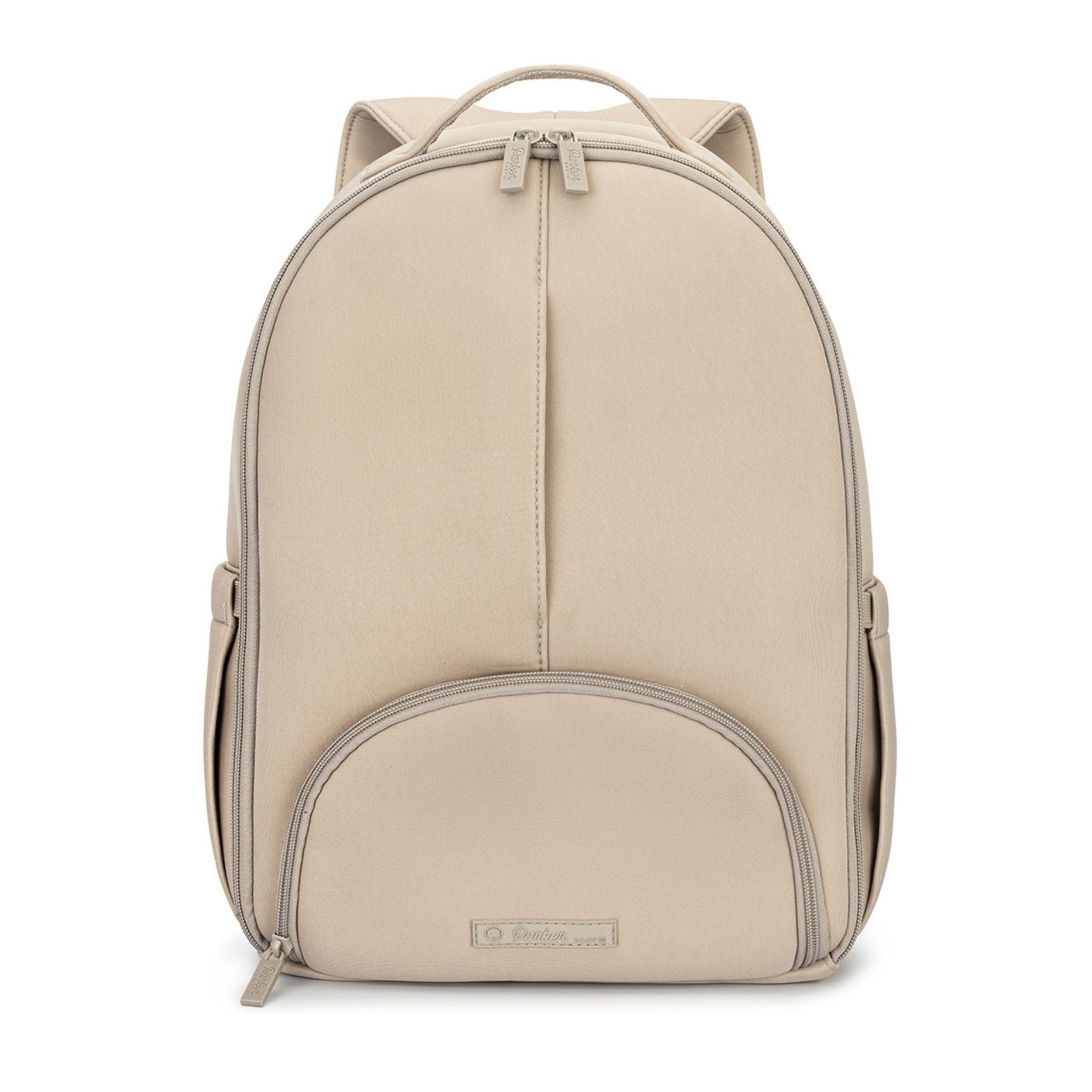 diaper backpack leather Beige Drift Neoprene Lite Diaper Backpack | Parker Baby Co