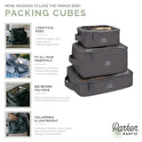 Packing Cube Set - Harbor Gray Stripe/Smoke Gray