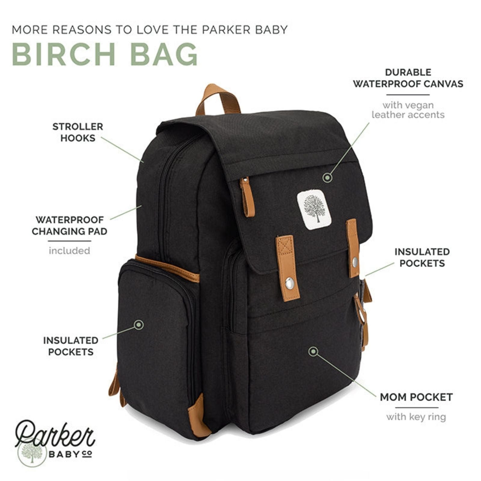 bebe laptop backpack Neutral Diaper Backpack with Changing Pad