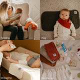 Gray Set - Muslin Burp Cloths (4 Pack)