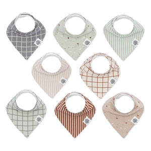 Bandana Bibs &mdash; Clay