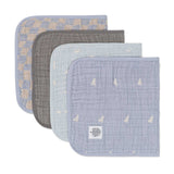 Cloud Set - Muslin Burp Cloths (4 Pack)