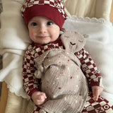 100% Muslin Lovey - Alpaca