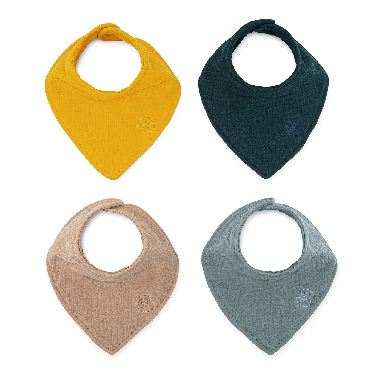 Muslin Ruffled Bibs Premium Muslin Bibs – Parker Baby Co.