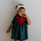 Rose Muslin Bandana Bibs Set (4-Pack)