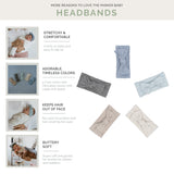 Stormy Set - Cable Knit Knotted Headbands - 5 Pack