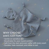 100% Muslin Lovey - Alpaca