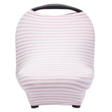 Multi-use Cover- White/Pink Stripes