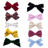 10 Assorted Bow Clips for baby, toddler and little girls.