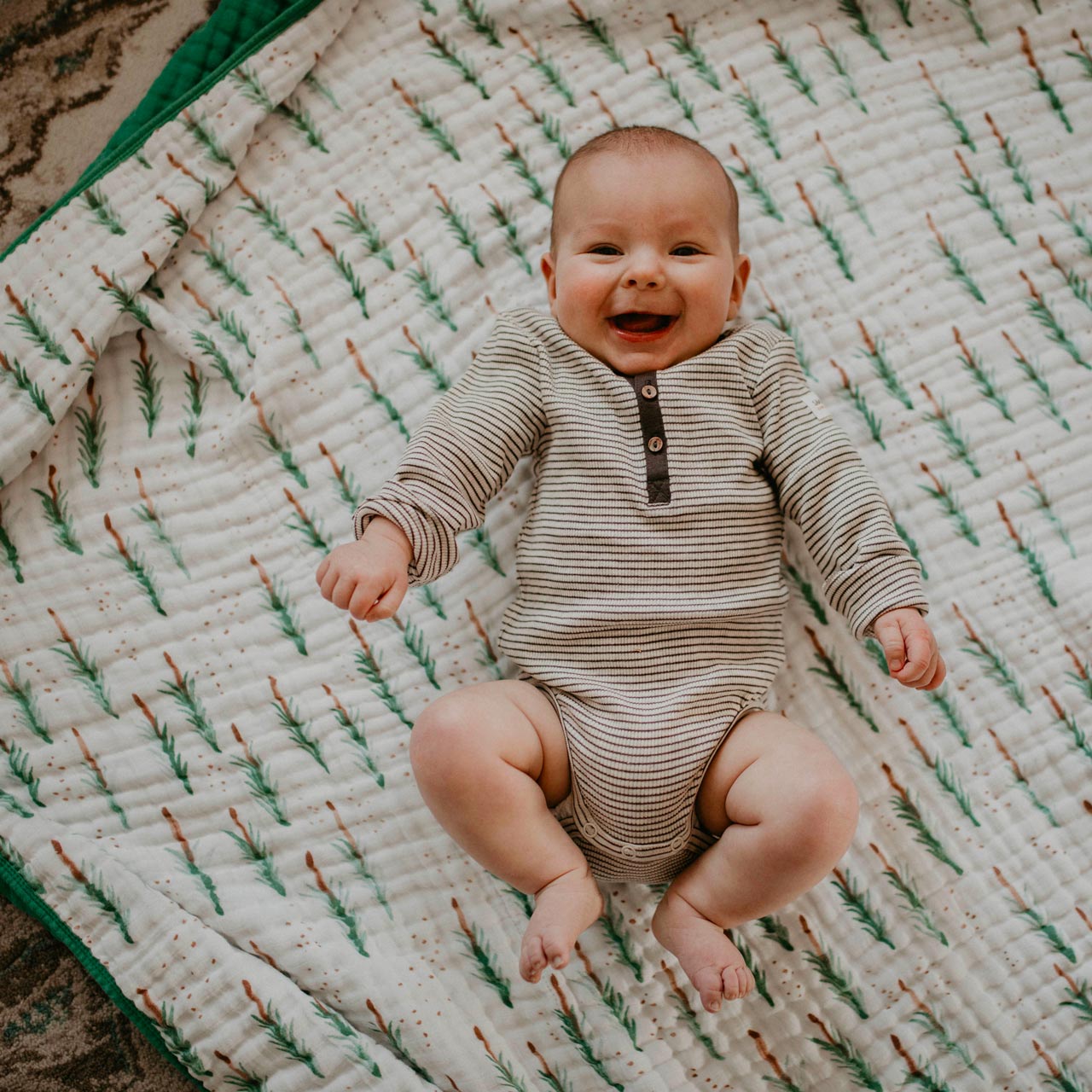 Lodgepole Quilt for baby to lay on.