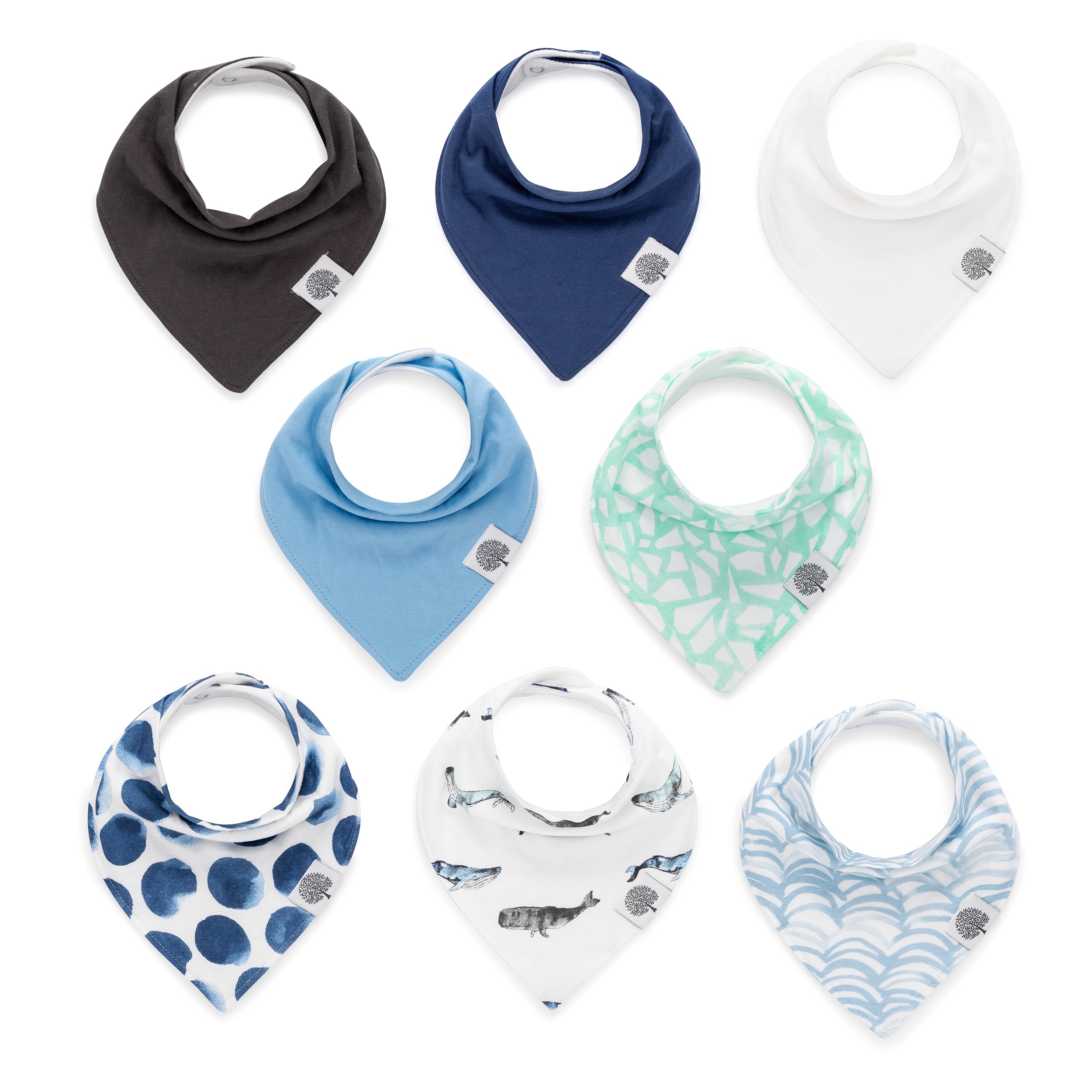 Pack 12 Babero Bandana Bebé