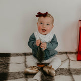 Blush Bandana Bib Set. 
