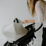 Multi-use cover for baby stroller.