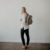 Birch Bag Mini Diaper Backpack in Gray.
