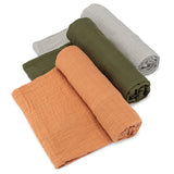 3-pack Dune Muslin Cotton Swaddle Set