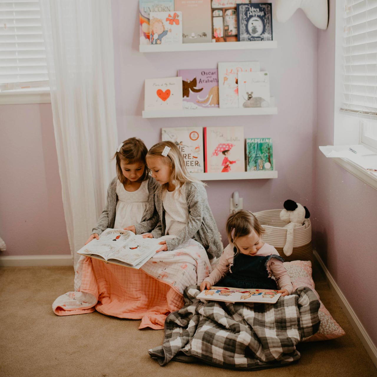 The Gray Buffalo Muslin Quilt for toddler. 