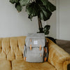 Birch Bag Diaper Backpack in Gray.