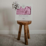 Pink quilt for baby