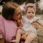 Pink quilt for baby girl