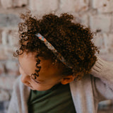 Light blue braided headband for girl.