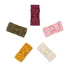 Matilda Set Cable Knit Knotted Headbands- pack of 5