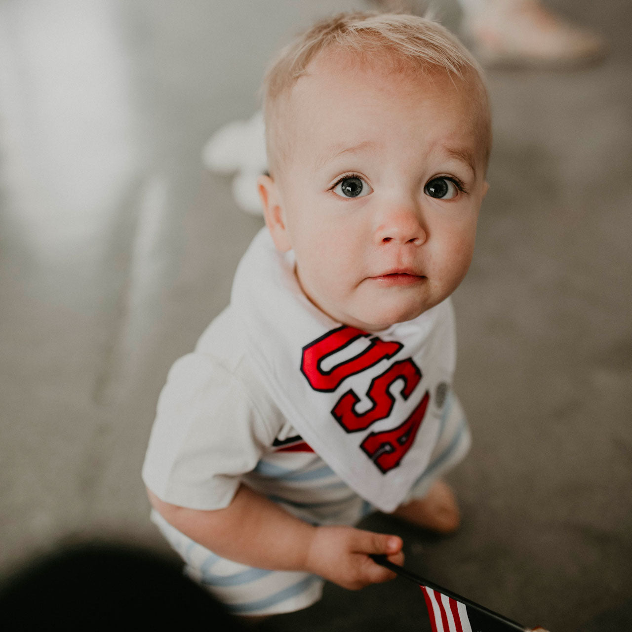 USA Bandana Bib for baby. 