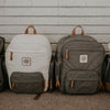 Birch Bag Mini Diaper Backpack in Cream. 